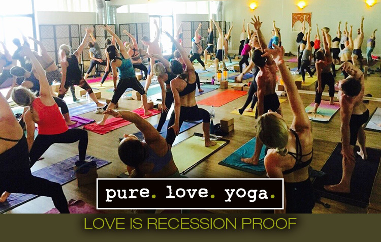pure. love. yoga. 
