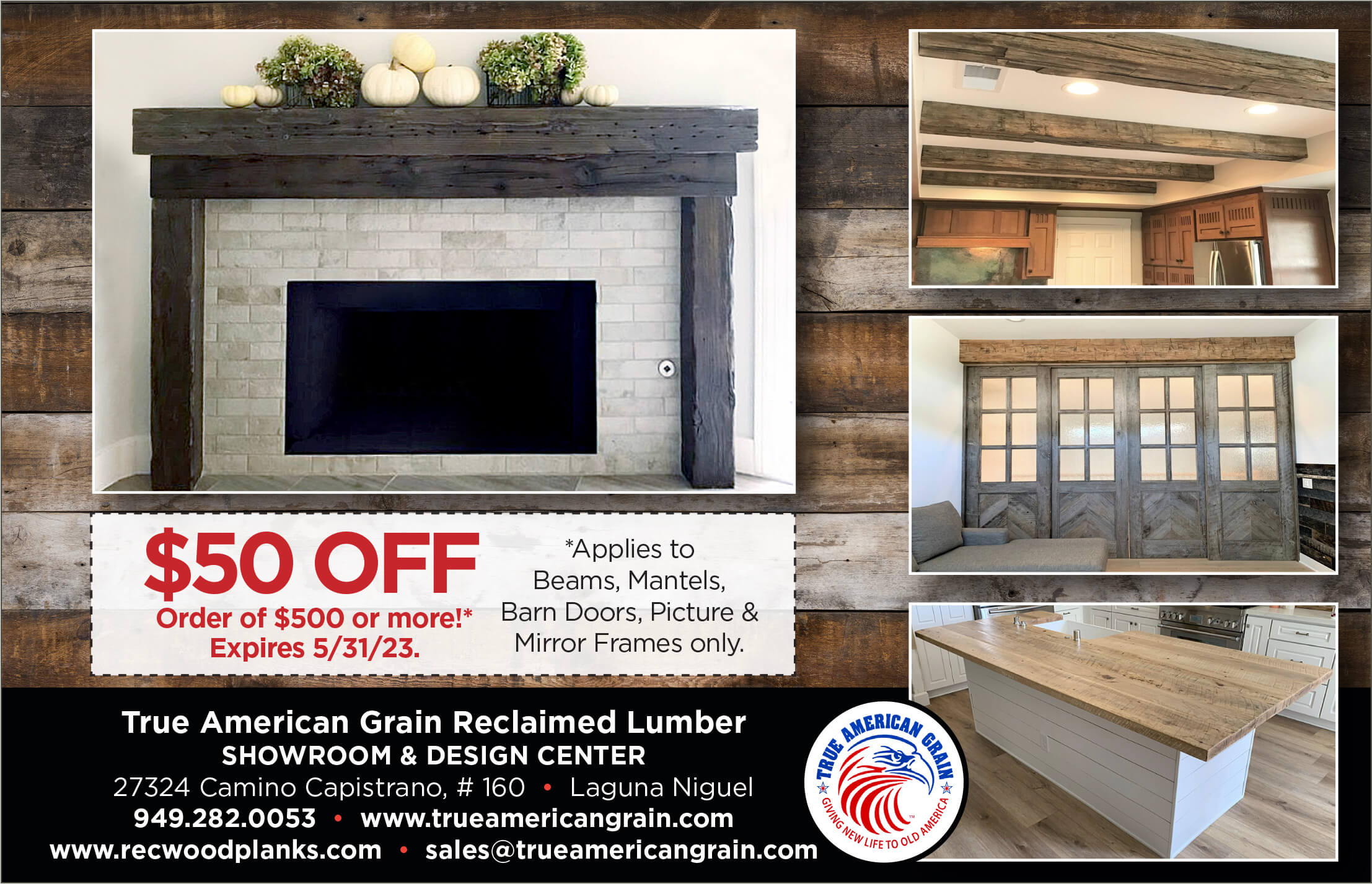 True American Grain Reclaimed Lumber